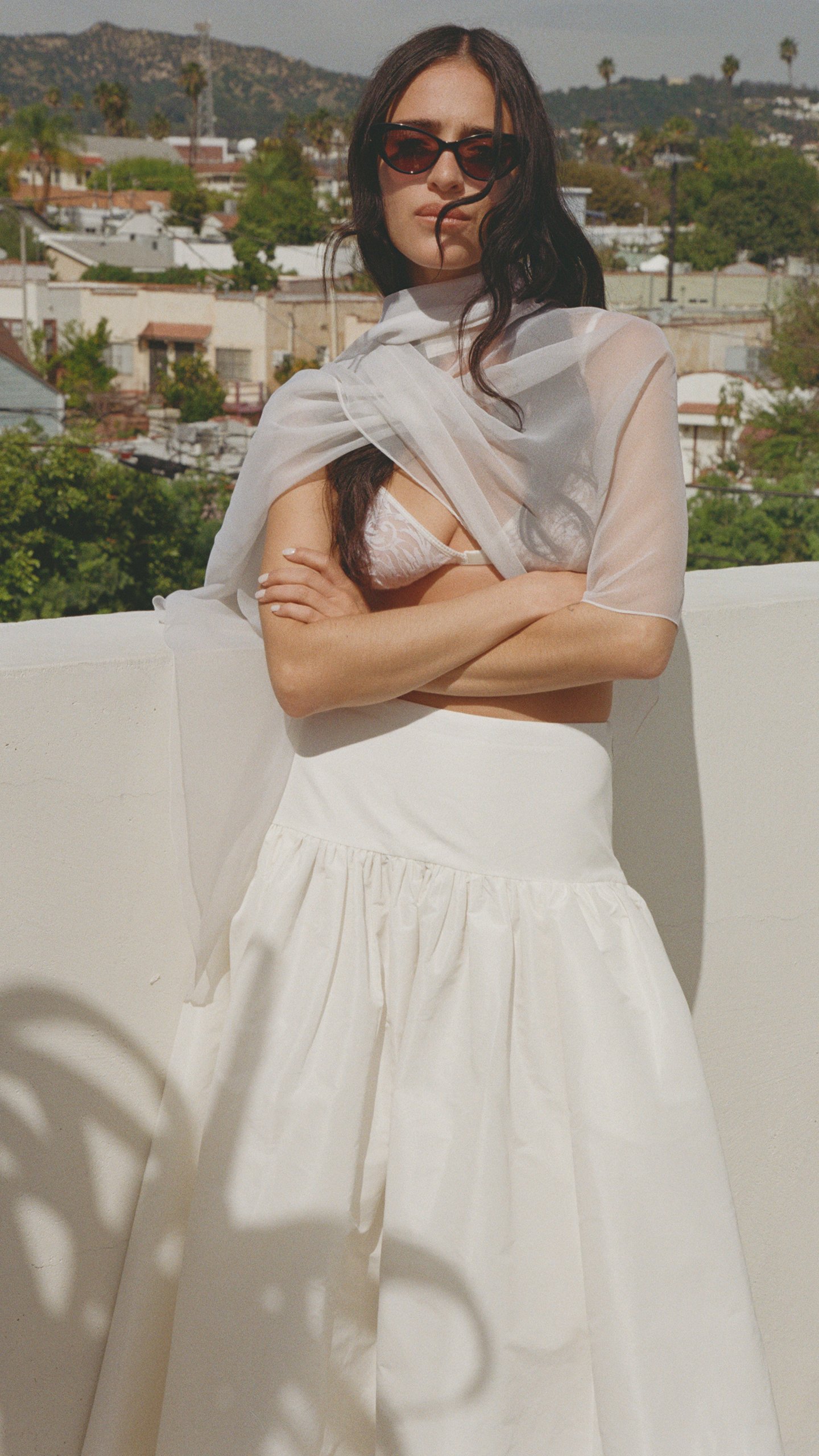 White look from Maje White Edit collection